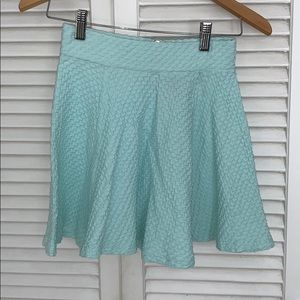 H&M turquoise skirt